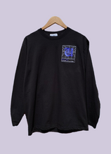 Load image into Gallery viewer, Ugly Luck Worldwide Embroidered Black Long sleeve

